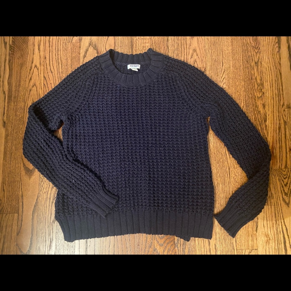 Knit Navy Blue Sweater